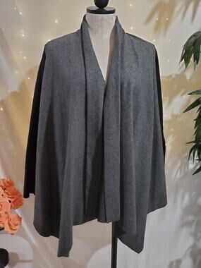 Staring at Stars UO Vintage Open Wool Cardigan Jacket Womens Size S Gray Pockets